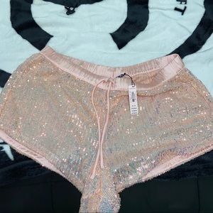 Sequin shorts